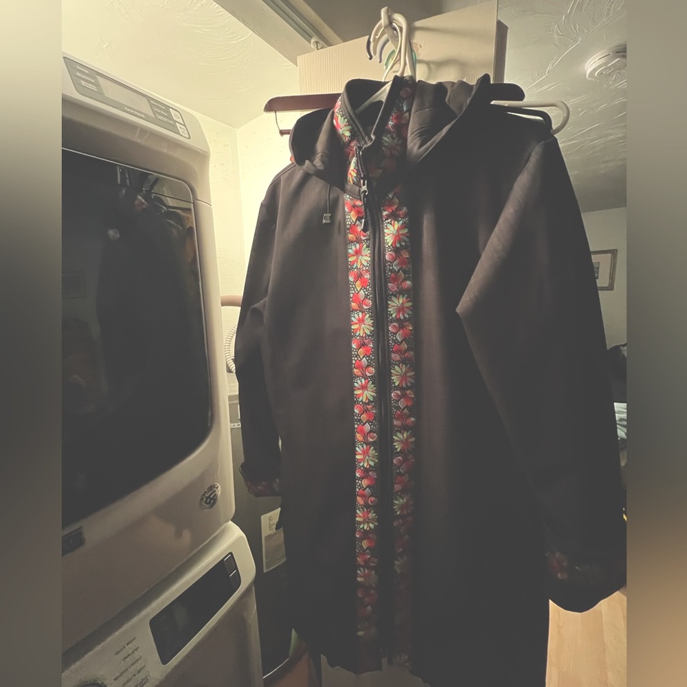 XL copper River Fleece lined  coat with hood